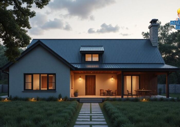 Ide renovasi desain sederhana untuk rumah tua.